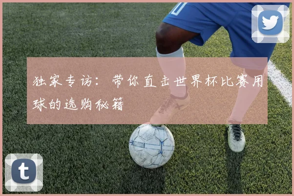 独家专访:带你直击世界杯比赛用球的选购秘籍